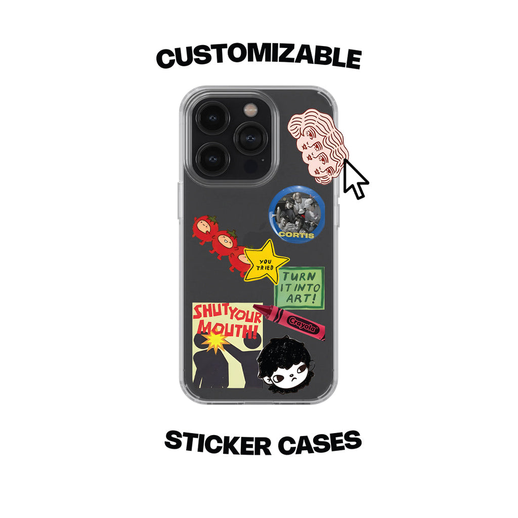 Customizable Silicone Sticker Case