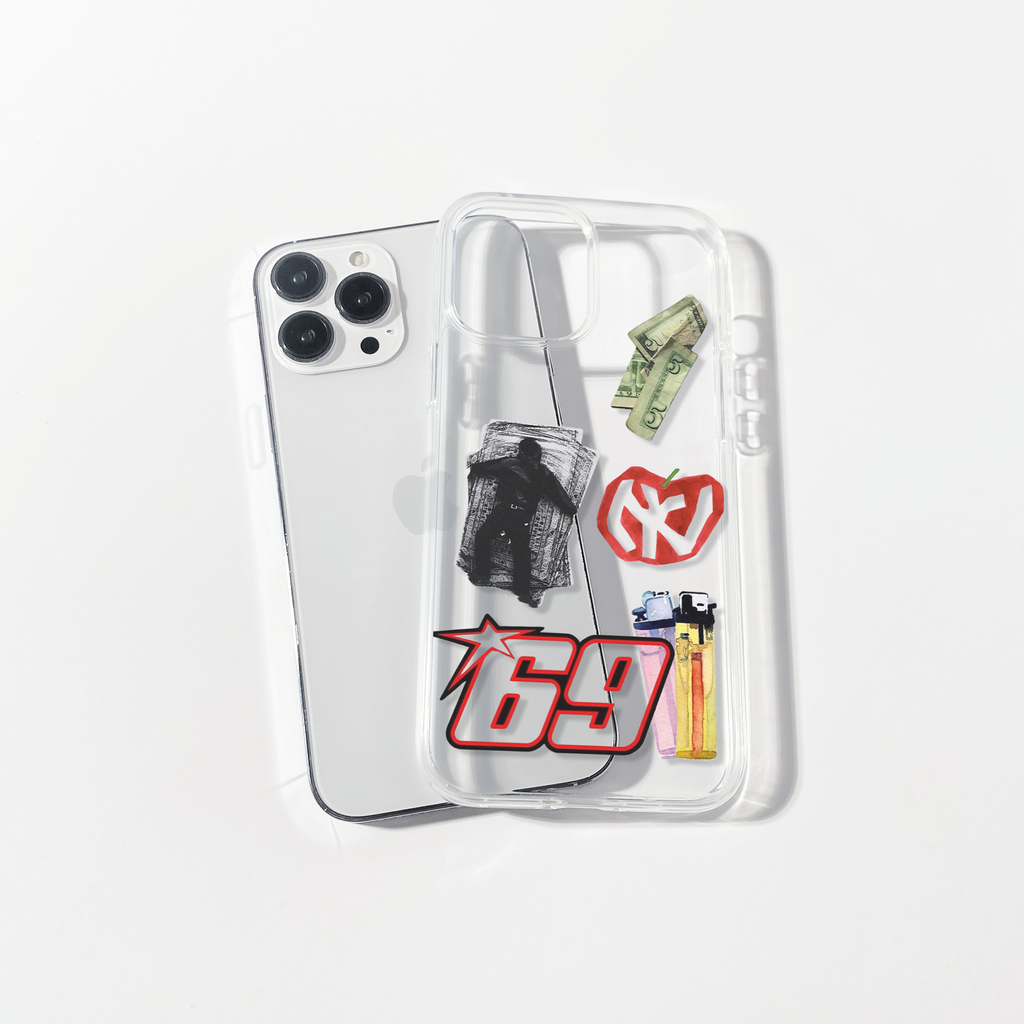 Six Nine Street Style Silicone Clear Case