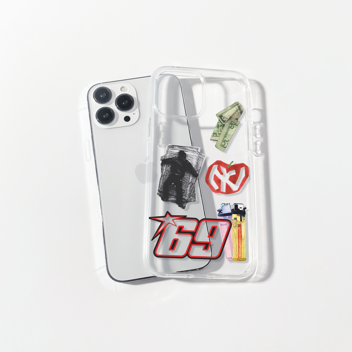 Six Nine Street Style Silicone Clear Case