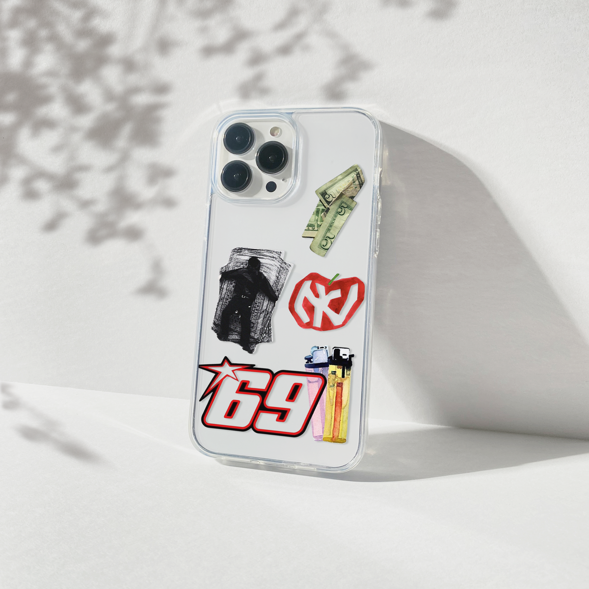 Six Nine Street Style Silicone Clear Case