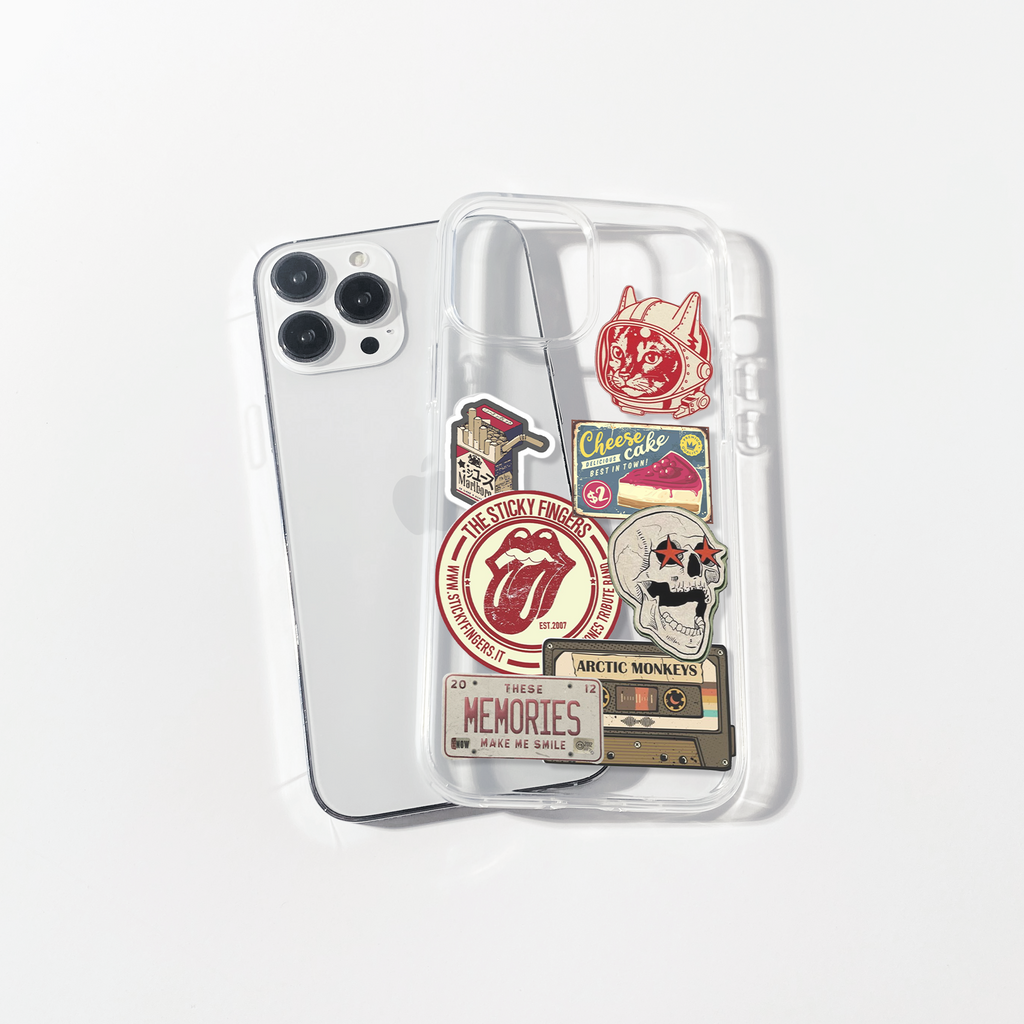 Retro Age Vintage Silicone Clear Case