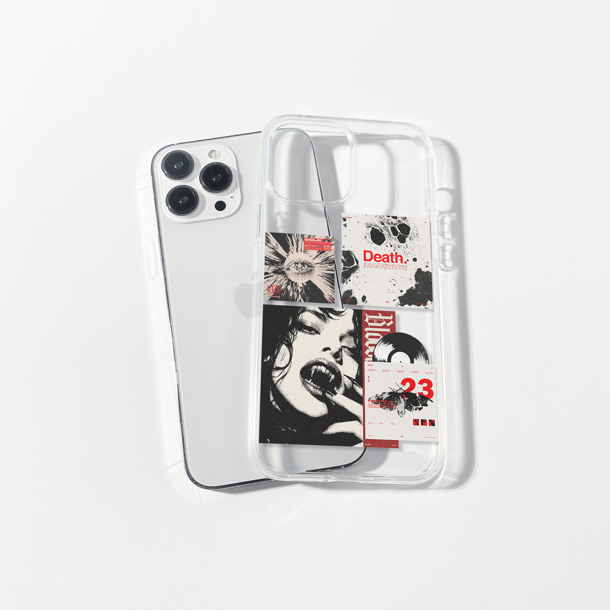 Death Aesthetic Silicone Clear Case