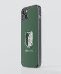 AOT Survey Corps Anime Glass Phone Case Cover