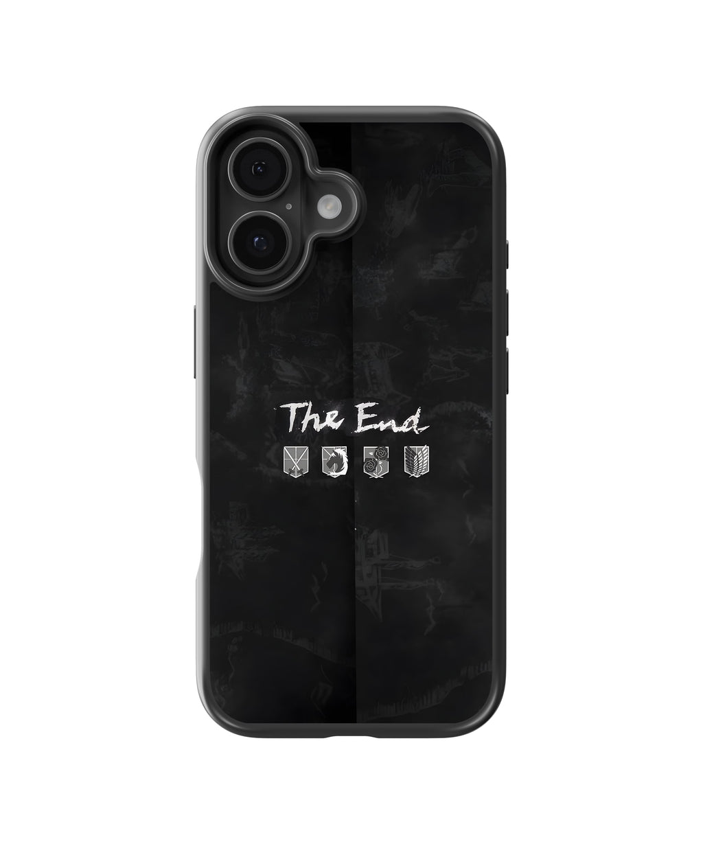 AOT The End Anime Glass Phone Case Cover