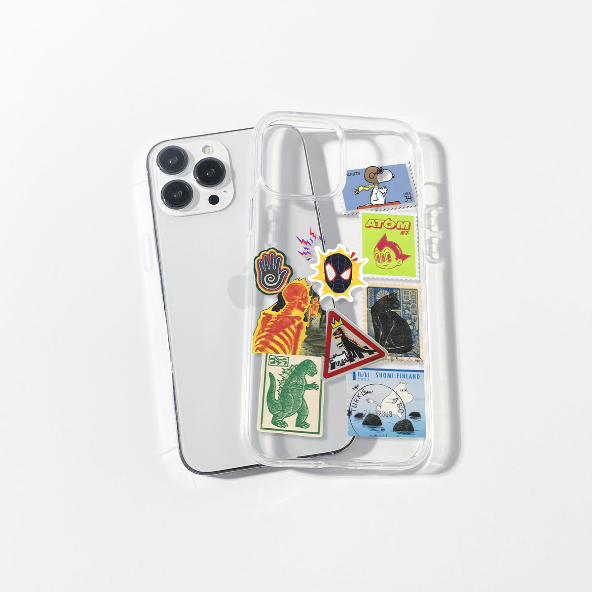 Atom Aesthetic Silicone Clear Case