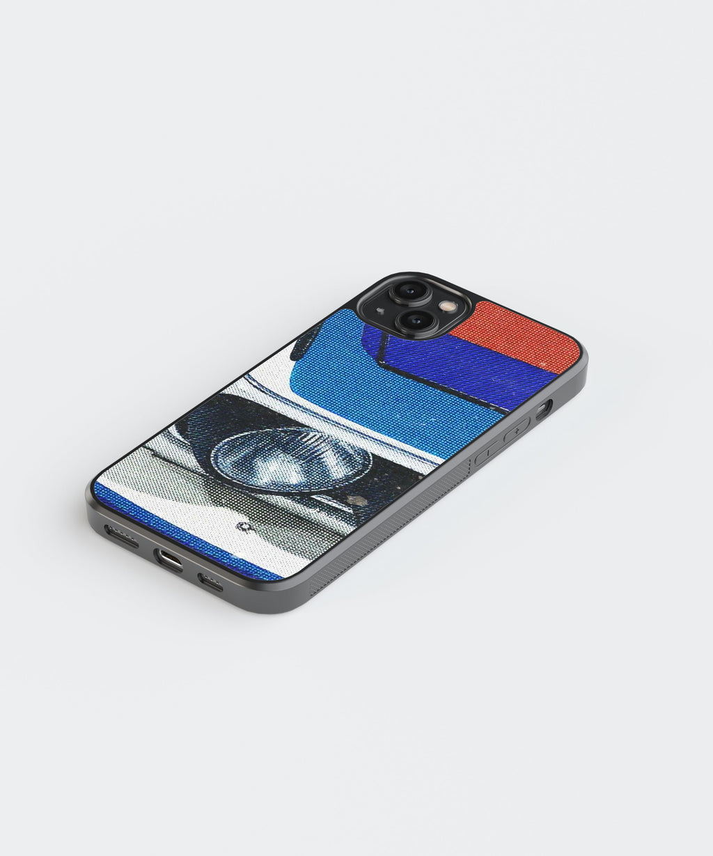 BMW Canvas Car Glass Phone Case Cover