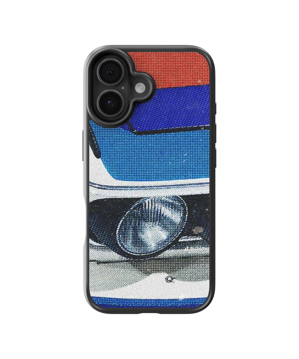 BMW Canvas Car Glass Phone Case Cover