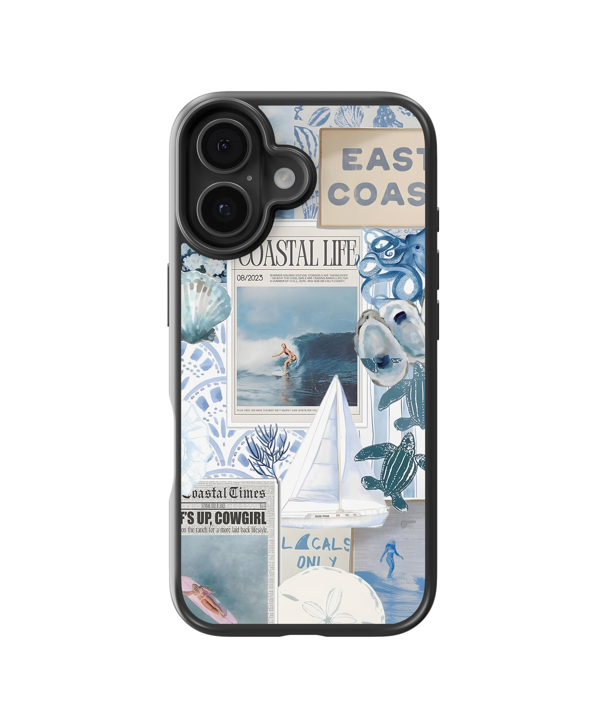 Blue Harbor Beach Glass Phone Case Cover