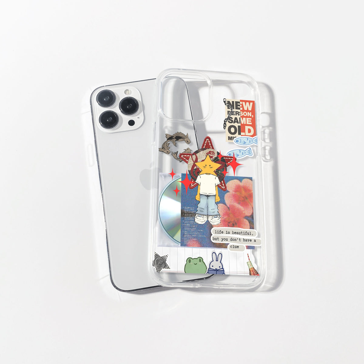 Blunt Dreams Aesthetic Silicone Clear Case