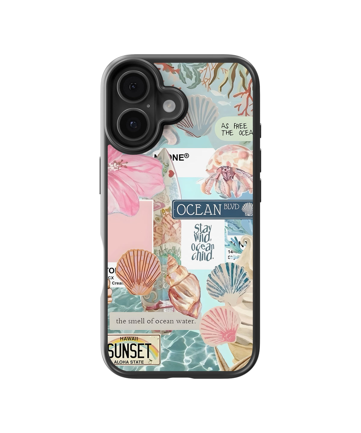 Blush Beach Glass Phone Case Cover