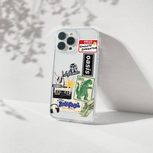 Cassette Club Aesthetic Silicone Clear Case