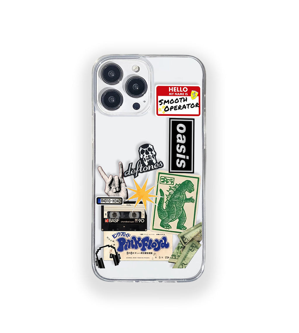Cassette Club Aesthetic Silicone Clear Case