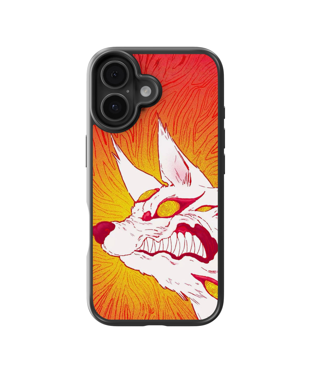 Chainsaw Man Kon Anime Glass Phone Case Cover
