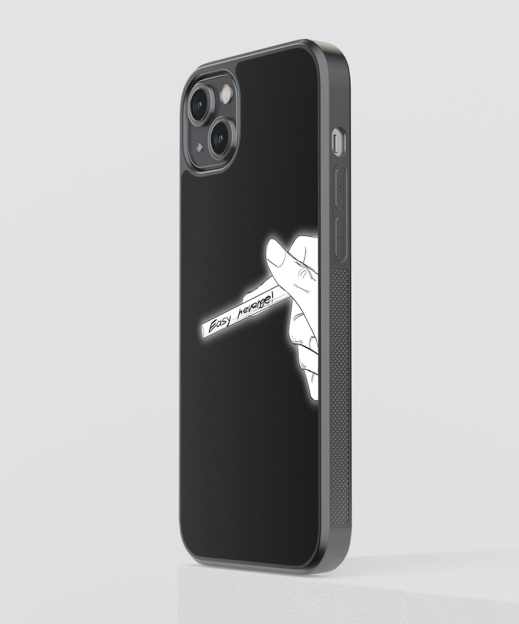 Chainsaw Man Revenge Anime Glass Phone Case Cover