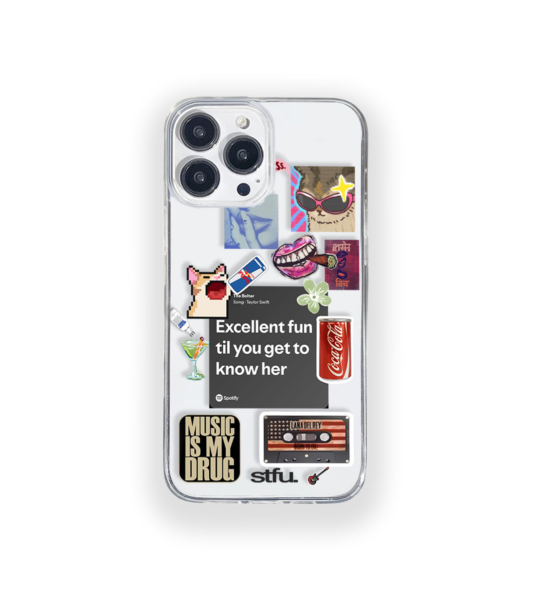 Chaos Nights Silicone Clear Case
