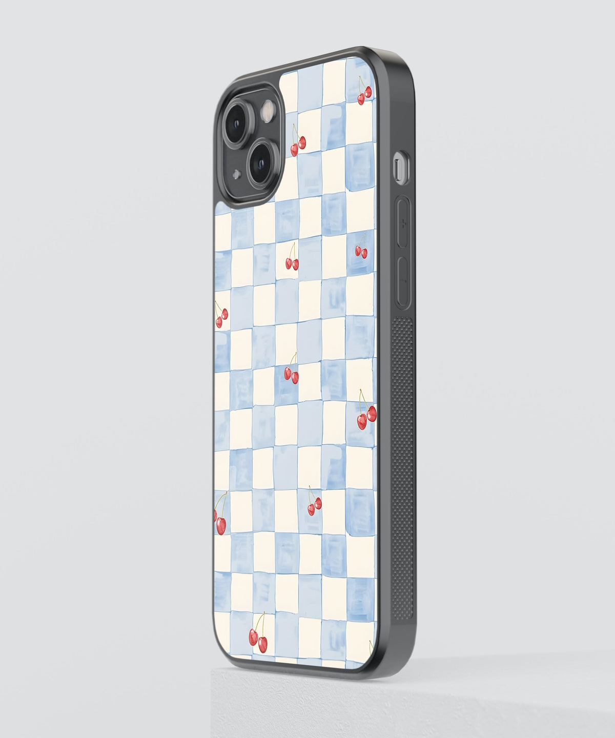 Cherry Tiles Beach Glass Phone Case Cover