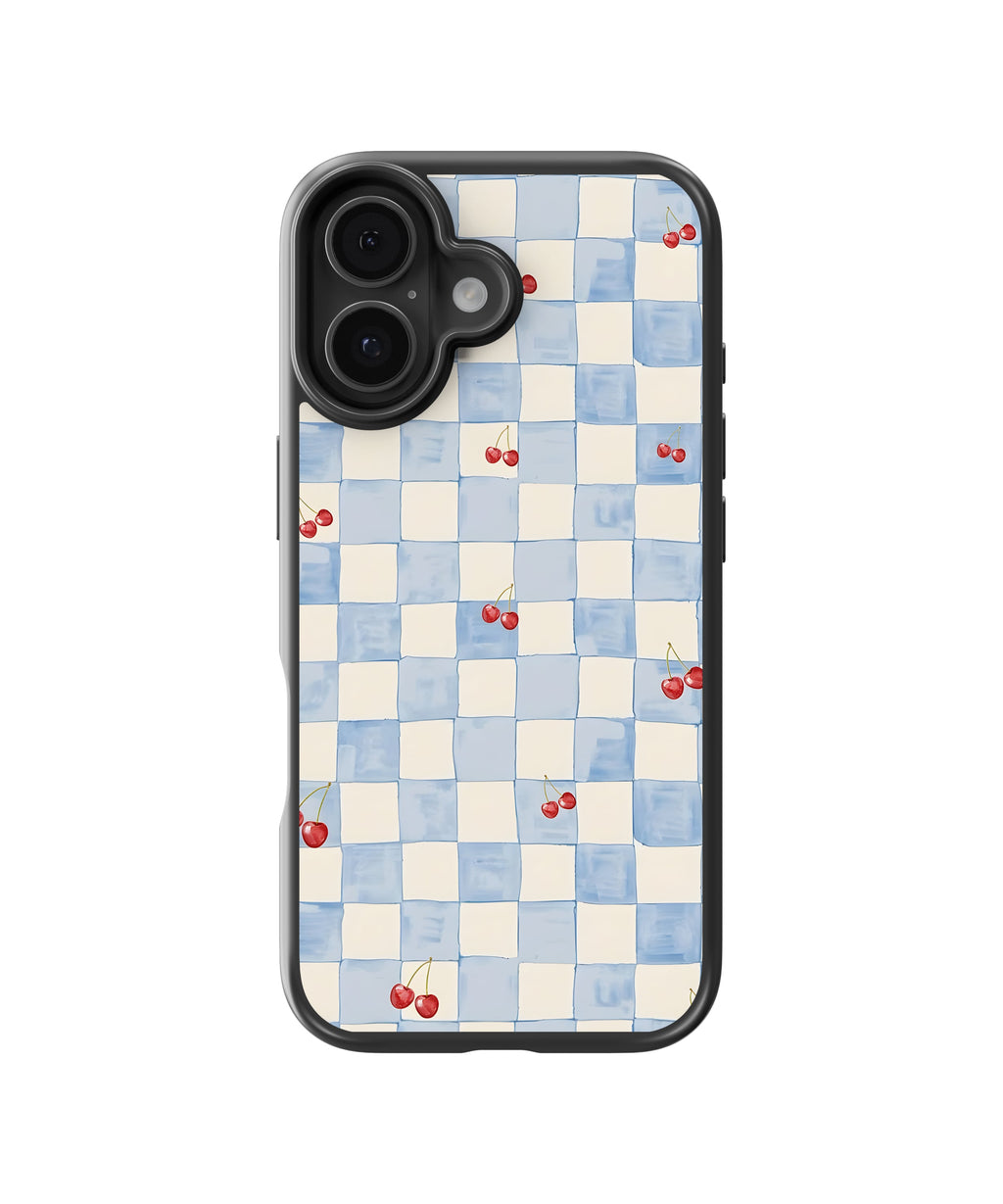 Cherry Tiles Beach Glass Phone Case Cover