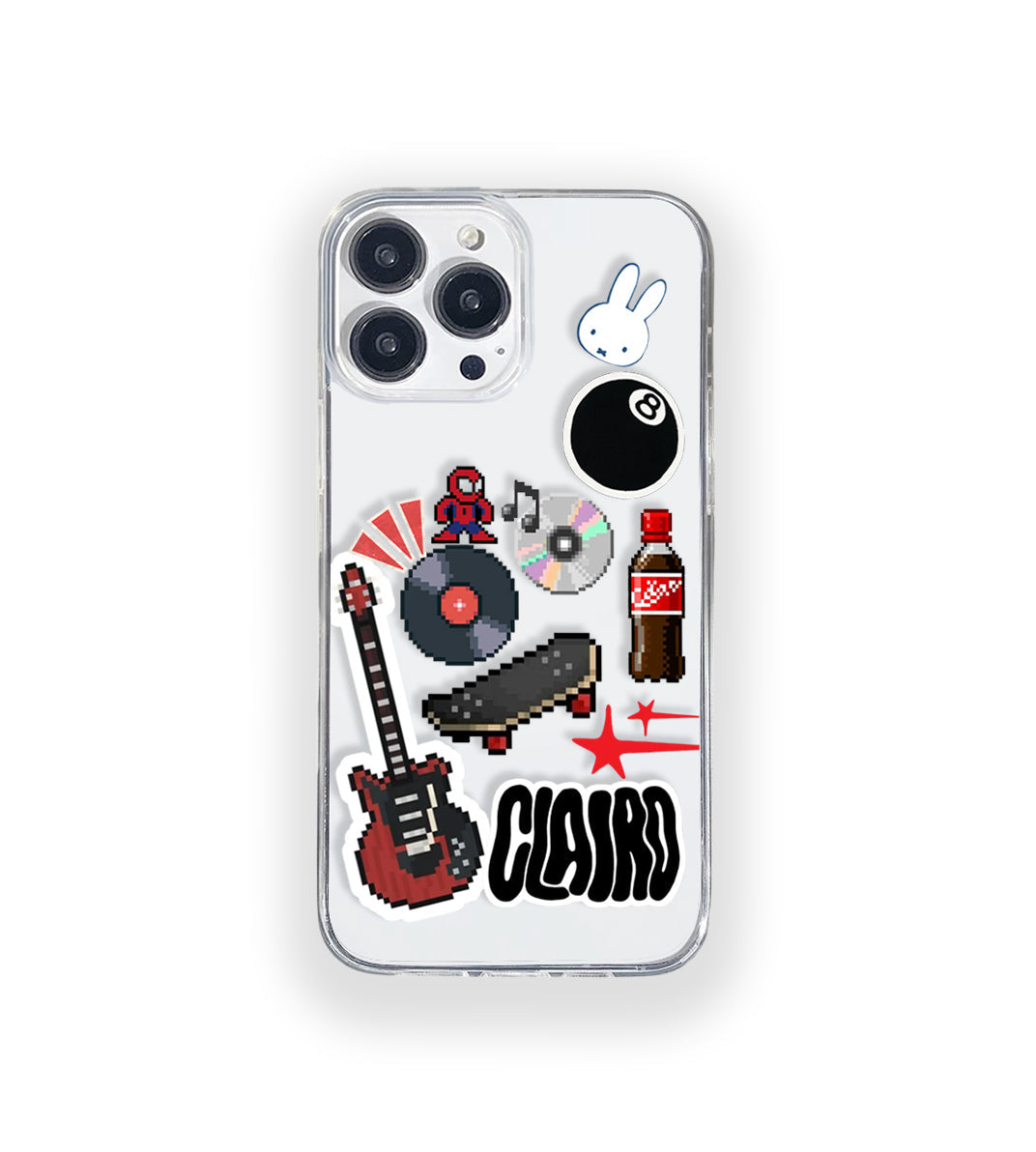 Clairo Aesthetic Silicone Clear Case