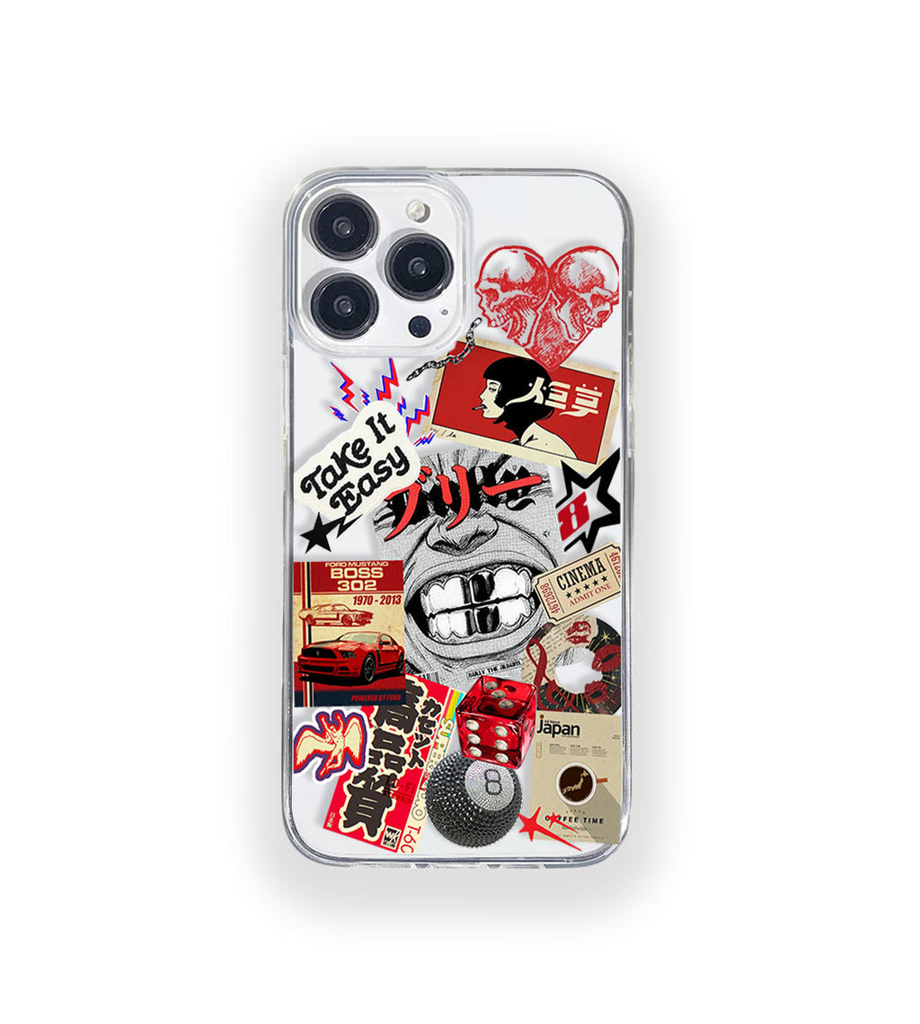 Crimson Riot Silicone Clear Case