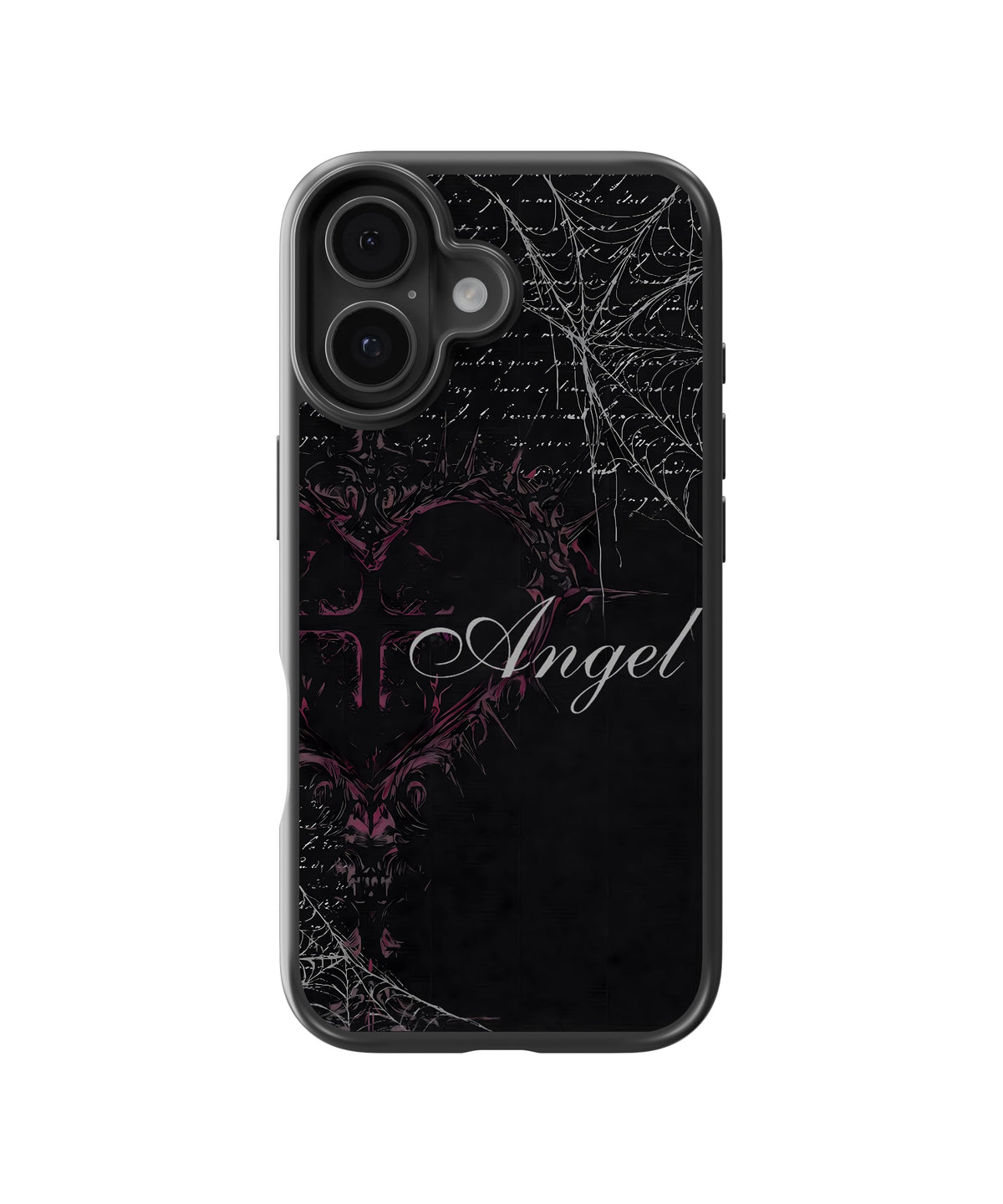 Dark Angel Cybersigilism Glass Phone Case Cover