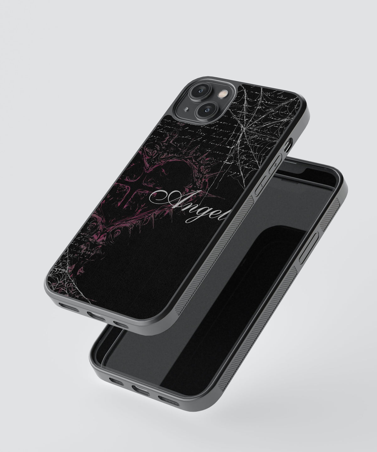 Dark Angel Cybersigilism Glass Phone Case Cover