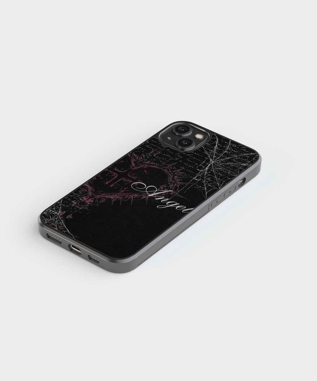Dark Angel Cybersigilism Glass Phone Case Cover