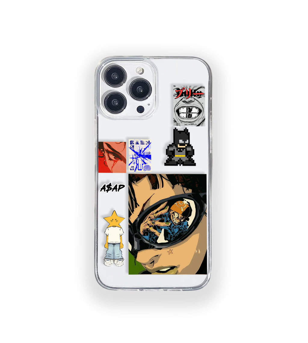 Drip Silicone Clear Case