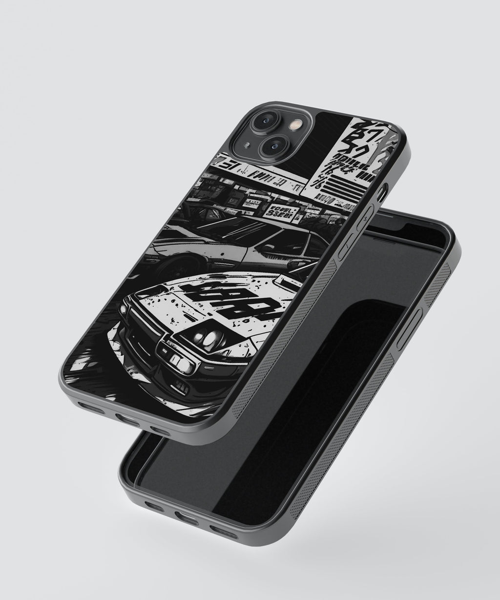 Face Off Cars Glass Phone Case Cover