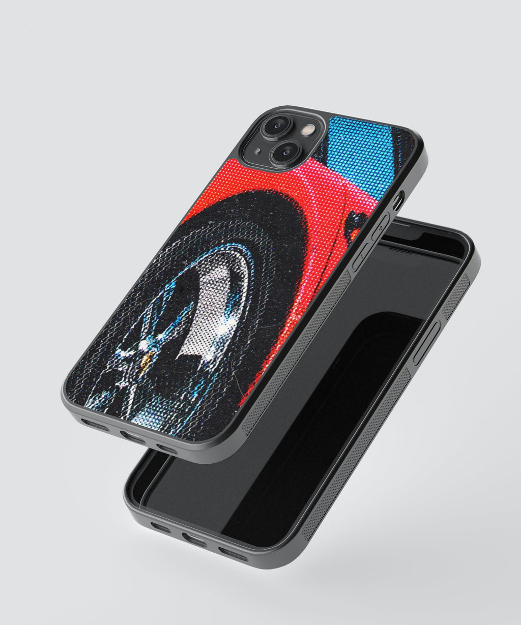 Ferrari Canvas Car Glass Phone Case Cover