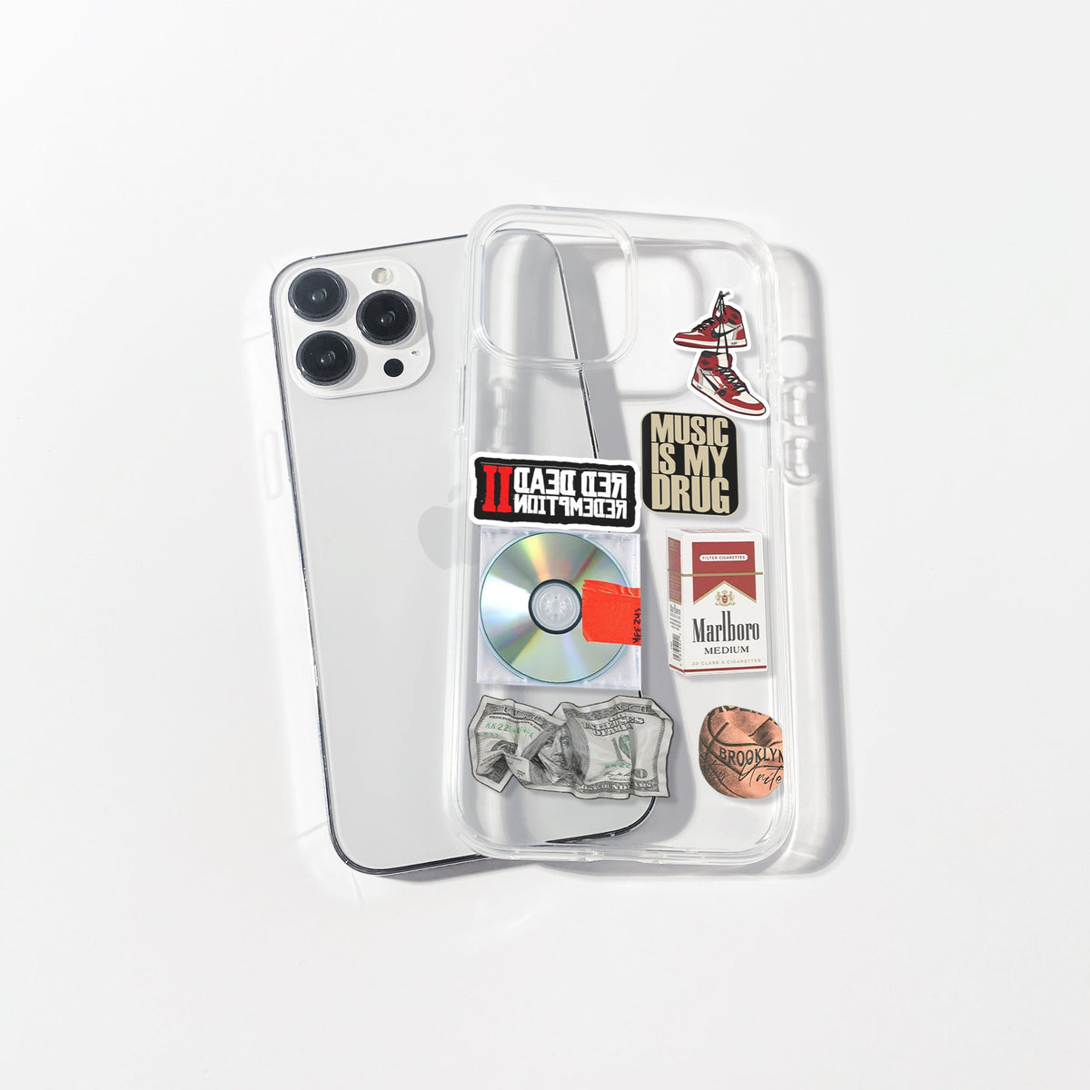 Hustle Culture Aesthetic Silicone Clear Case