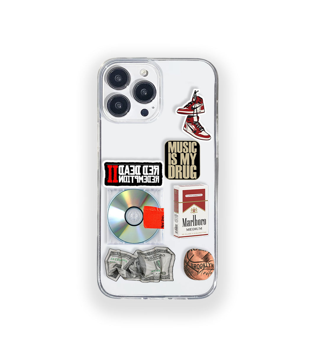Hustle Culture Aesthetic Silicone Clear Case