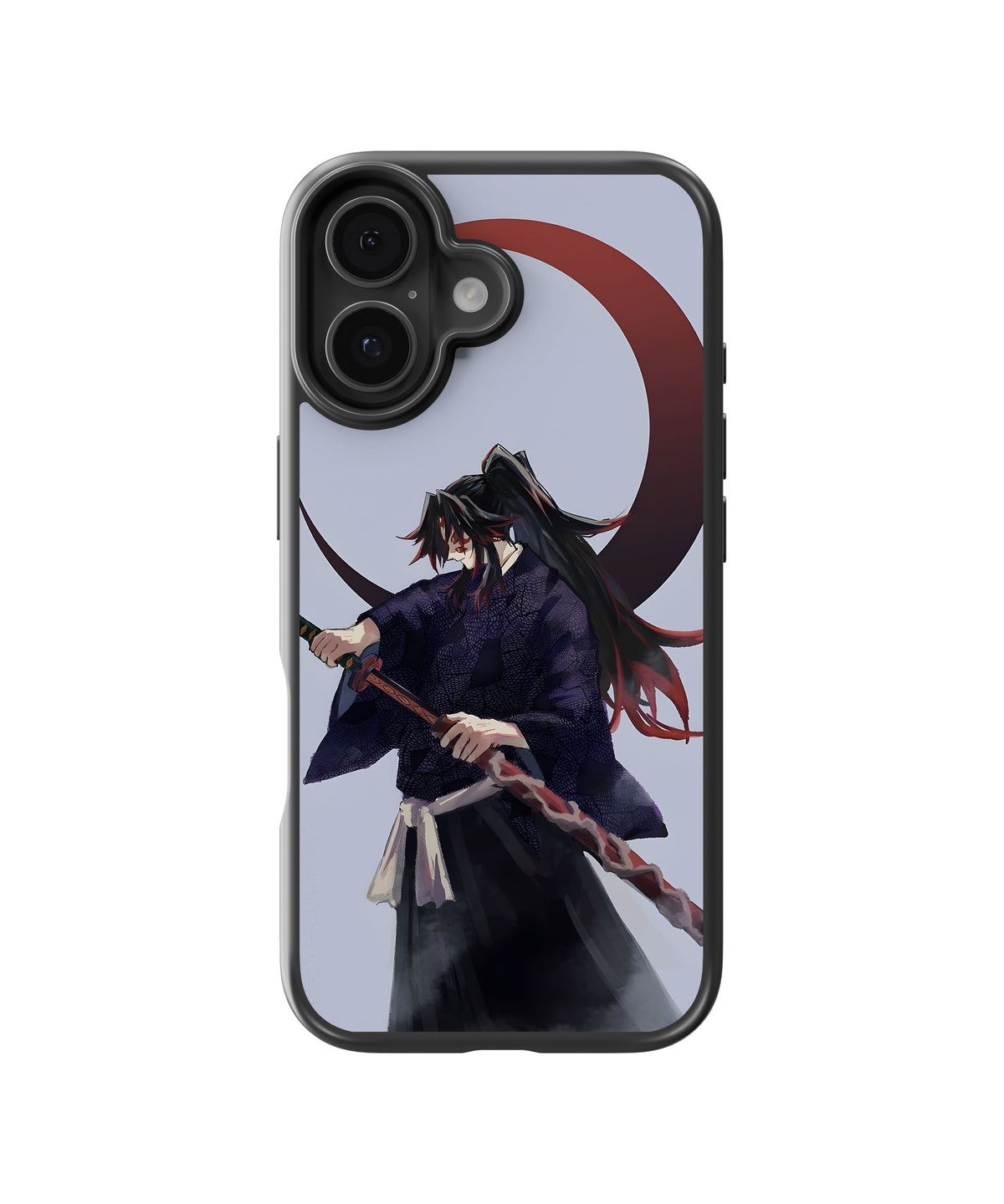 Kokushibo Art Anime Glass Phone Case Cover