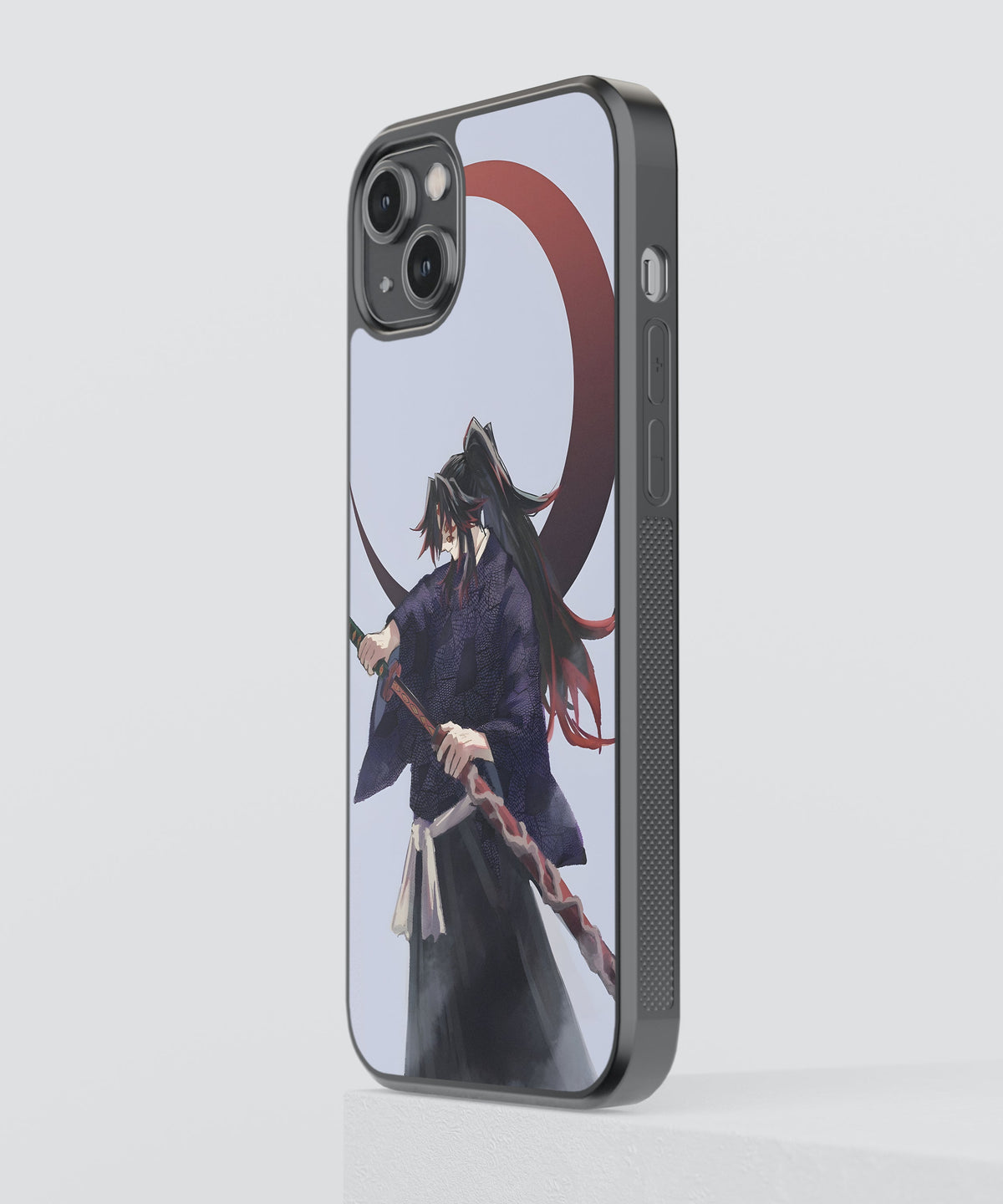 Kokushibo Art Anime Glass Phone Case Cover