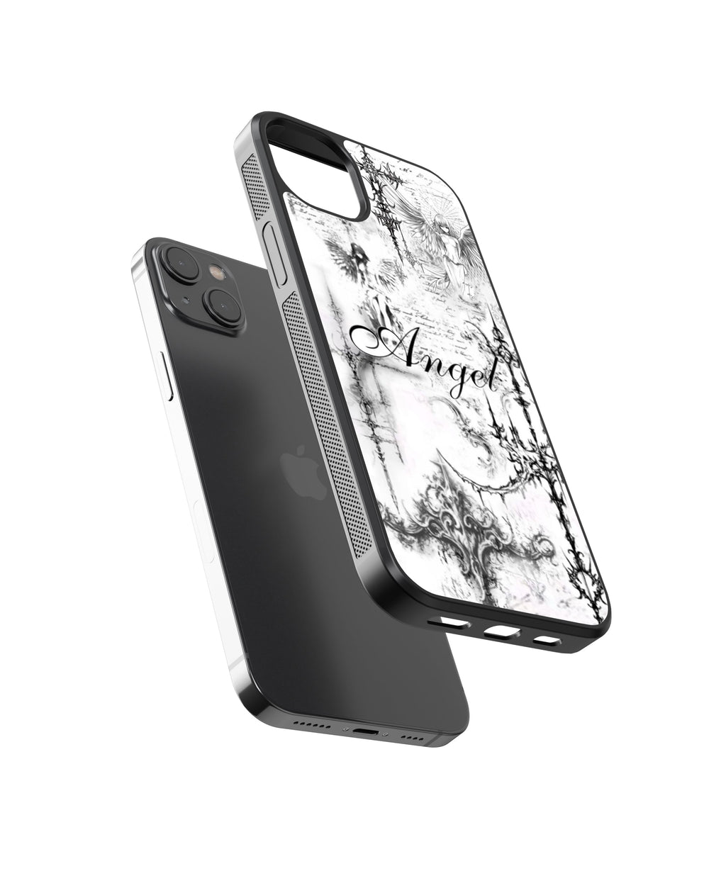 Light Angel Cybersigilism Glass Phone Case Cover