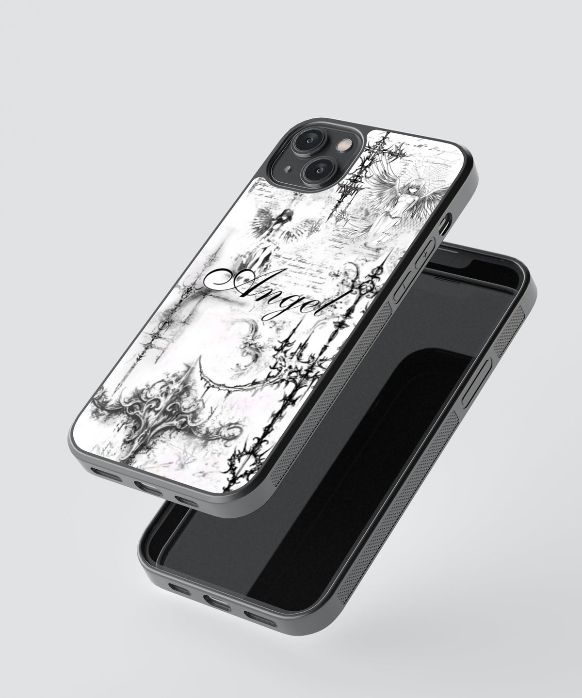 Light Angel Cybersigilism Glass Phone Case Cover