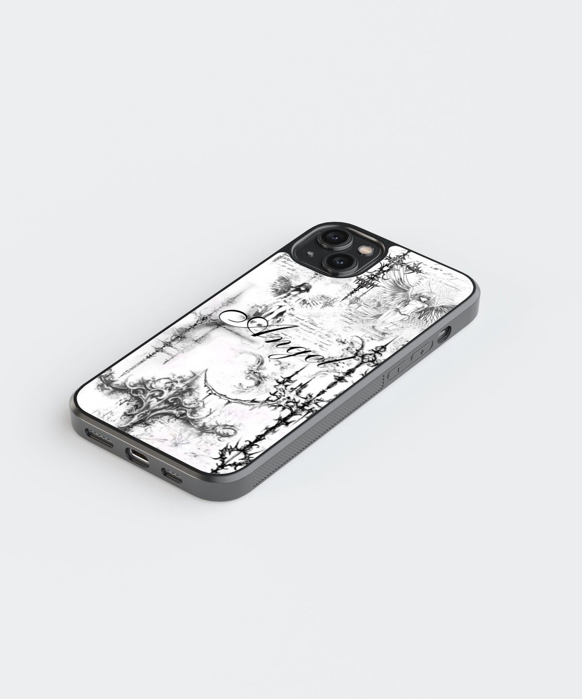 Light Angel Cybersigilism Glass Phone Case Cover