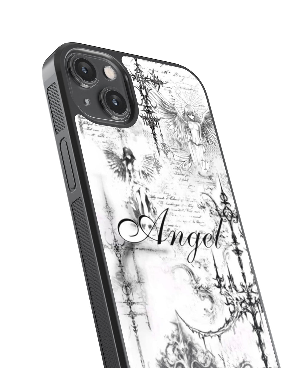 Light Angel Cybersigilism Glass Phone Case Cover