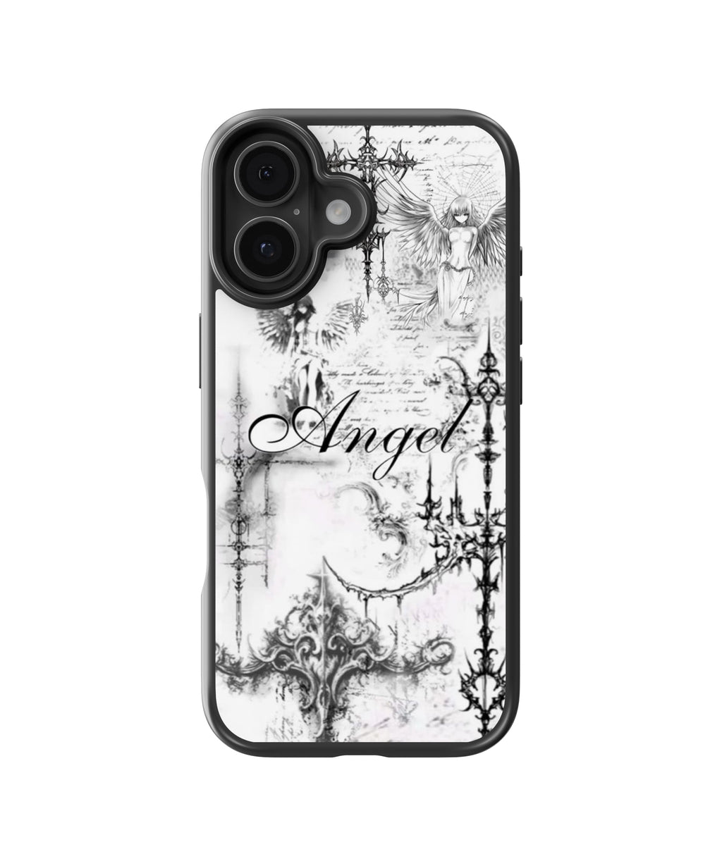 Light Angel Cybersigilism Glass Phone Case Cover