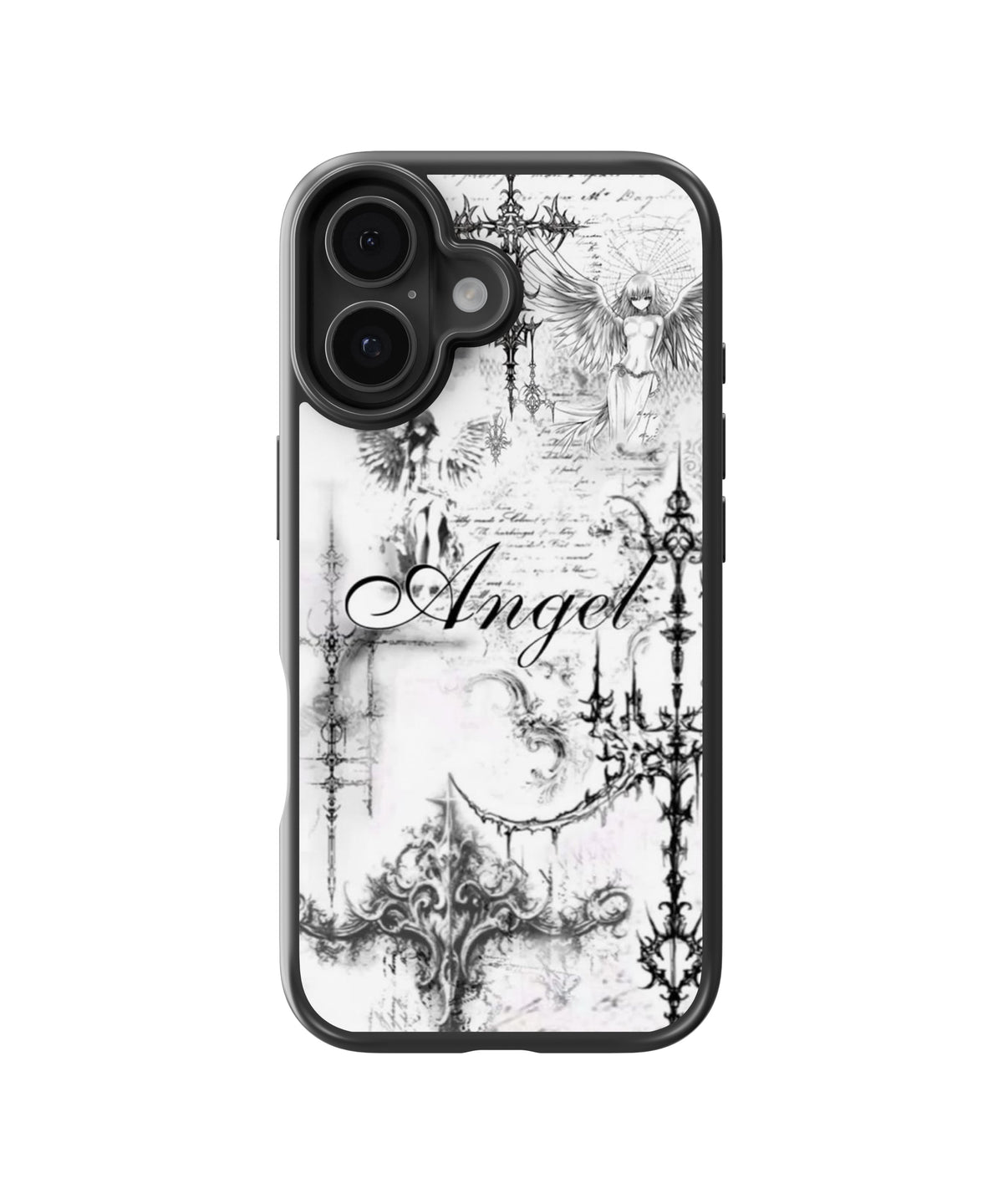 Light Angel Cybersigilism Glass Phone Case Cover