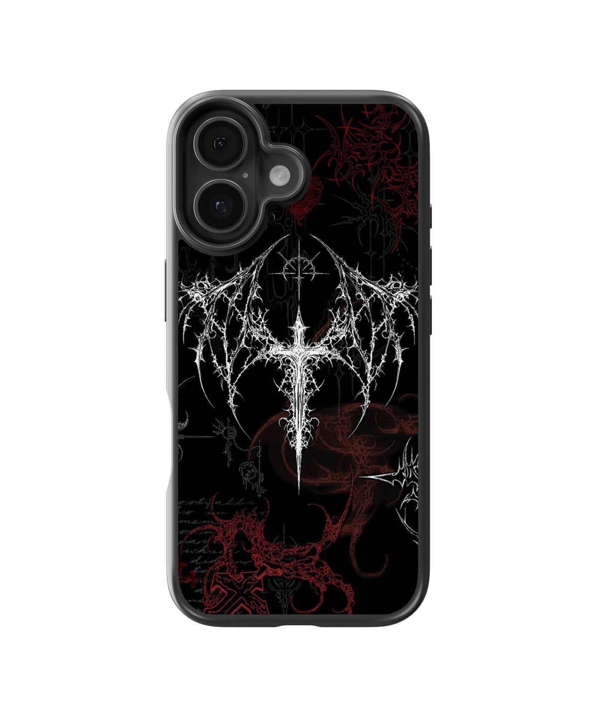 Macabre Cybersigilism Glass Phone Case Cover