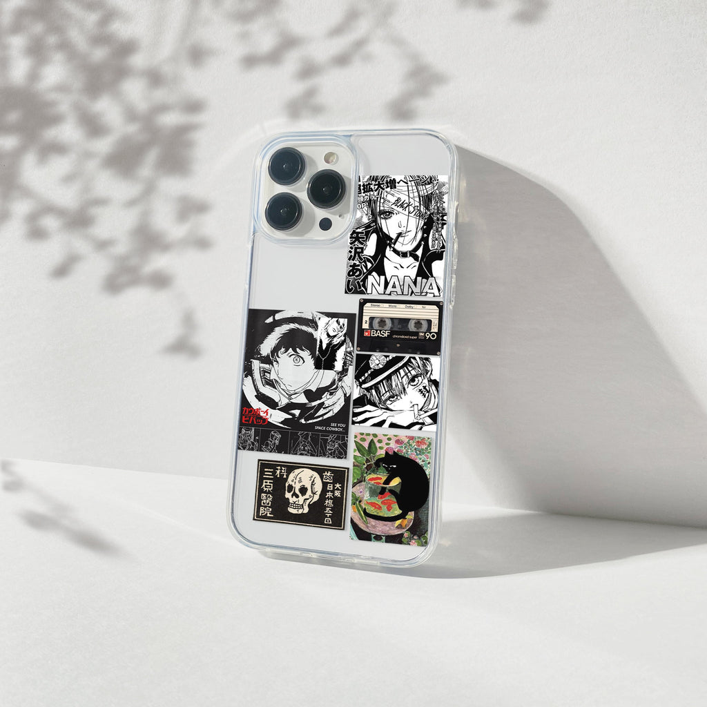Mono Panel Aesthetic Silicone Clear Case