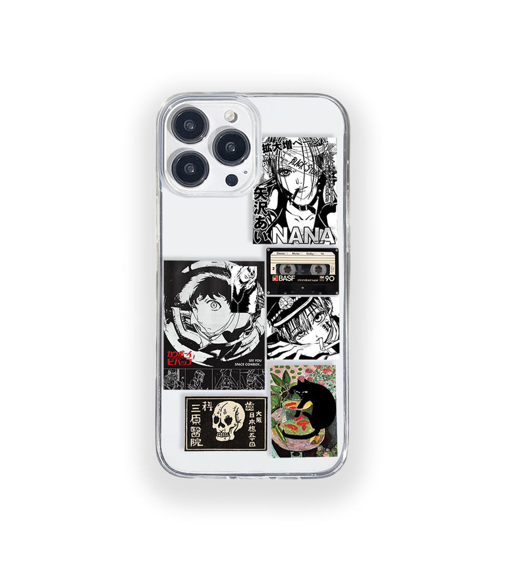 Mono Panel Aesthetic Silicone Clear Case