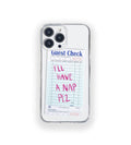 Nap Pls Guest Check Silicone Clear Case