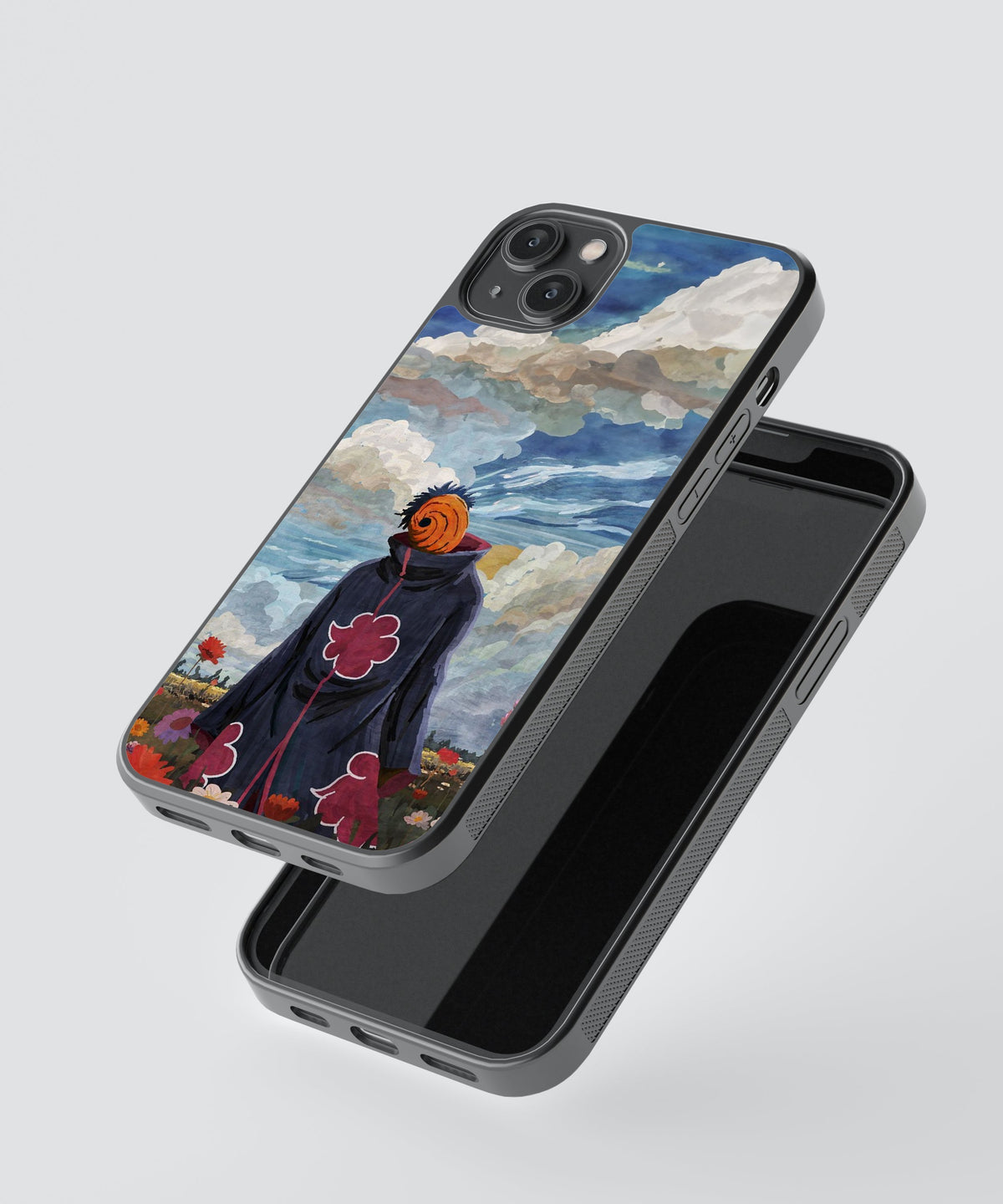Naruto Obito Anime Glass Phone Case Cover
