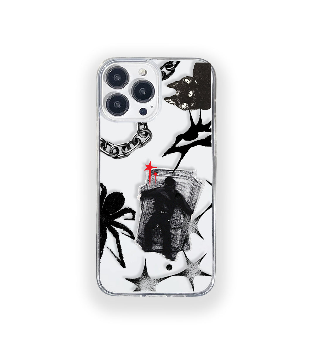 Night Threat Silicone Clear Case