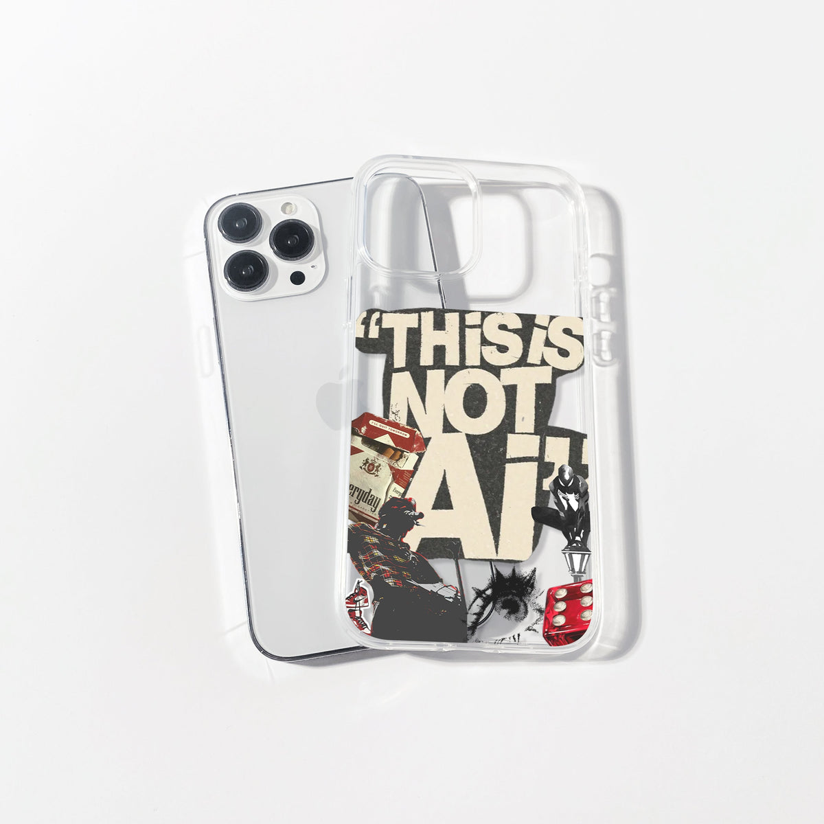 No AI Club Silicone Clear Case