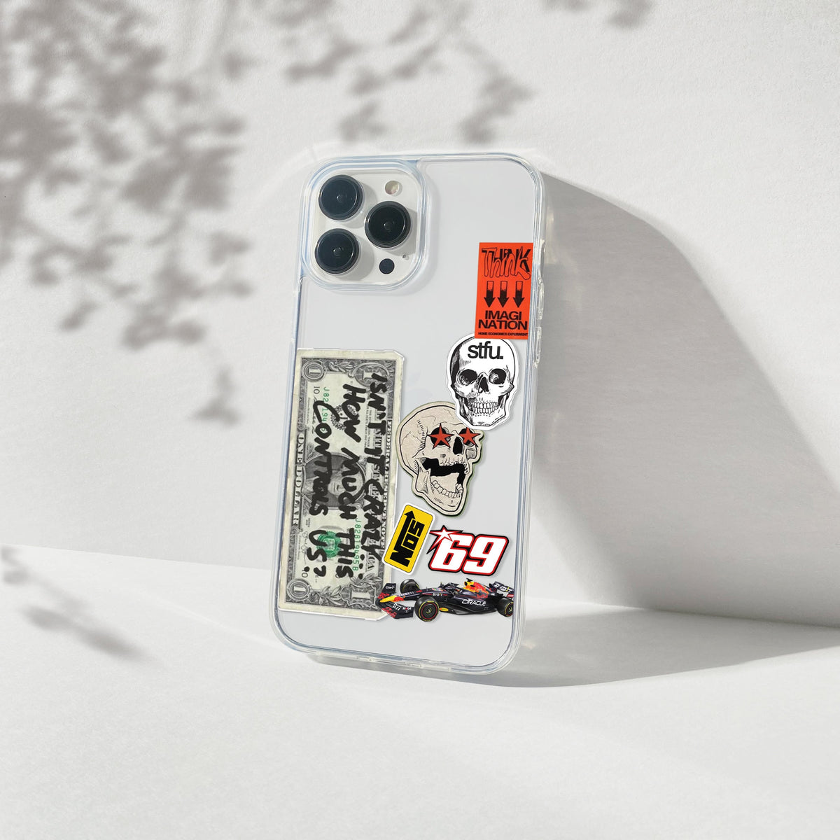 No Control Club Silicone Clear Case