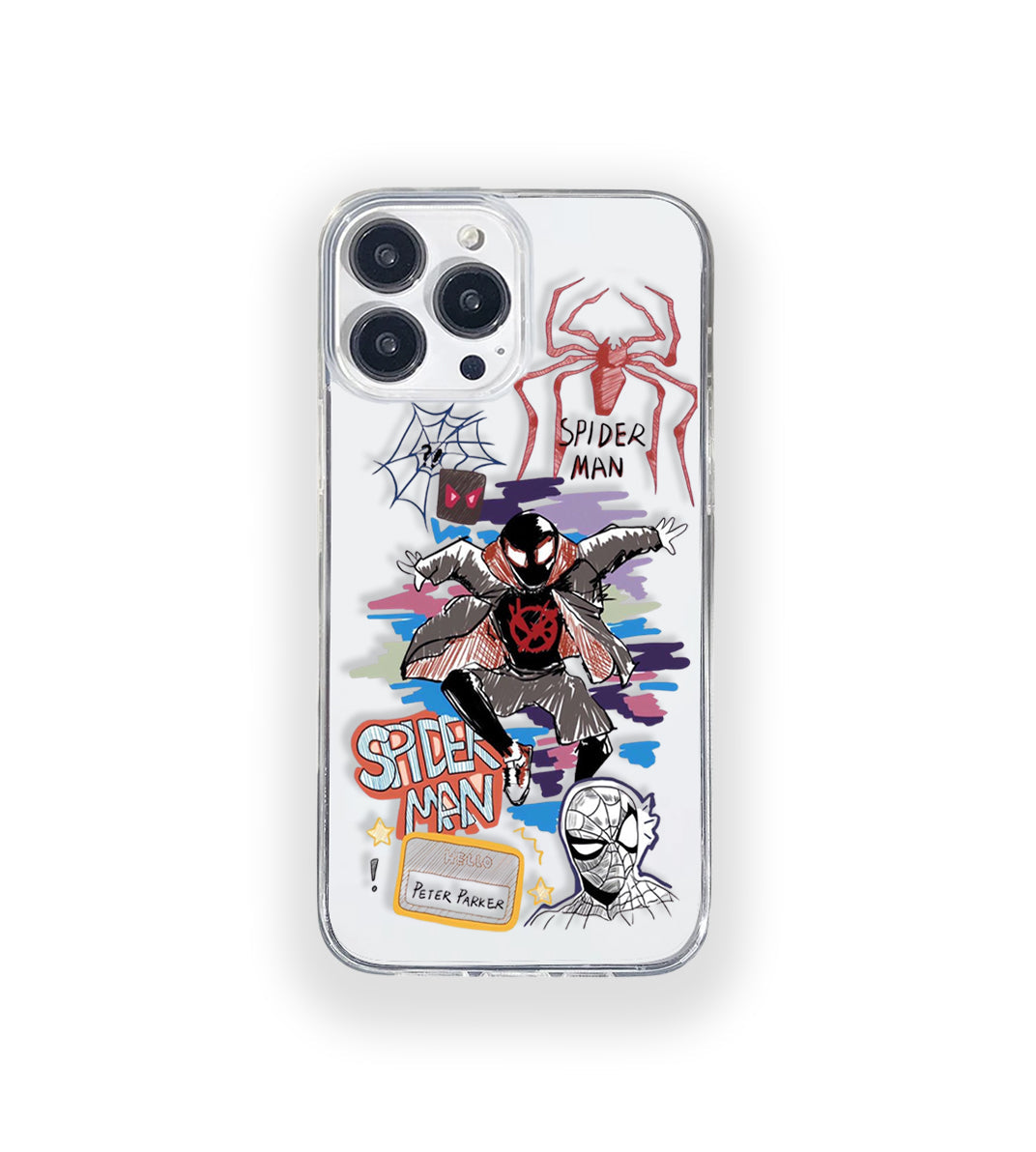 Spider-Man Silicone Clear Case