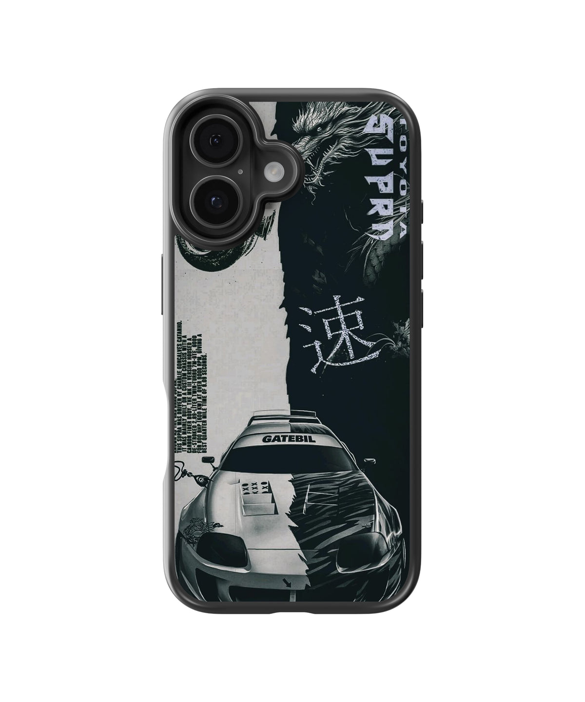 Supra Aesthetic Car Glass Phone Case Cover