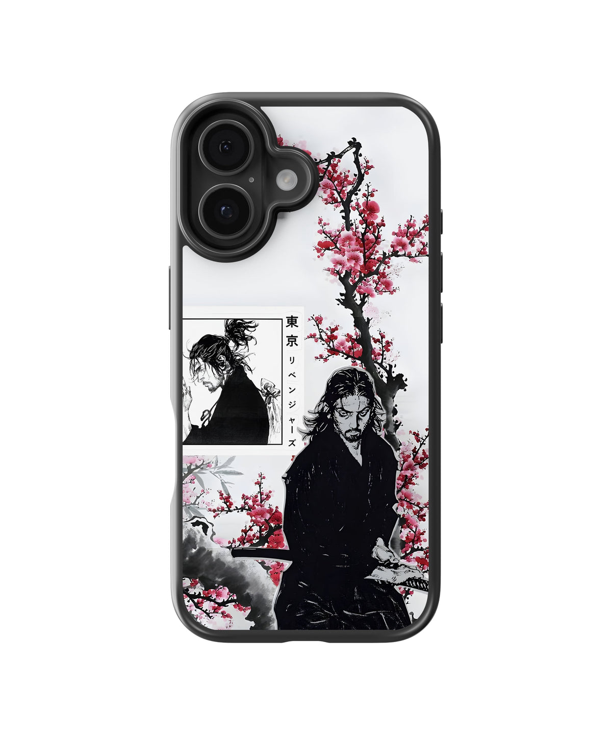 Vagabond Sakura Anime Glass Phone Case Cover